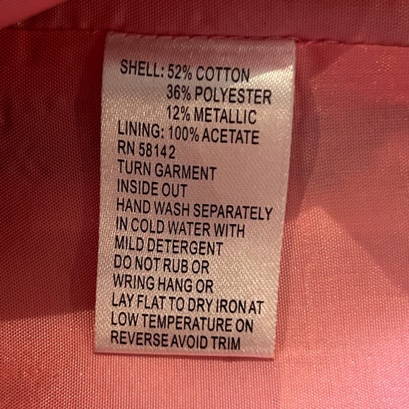 Floral Metallic Sheath Dress Maggie London - Picture 5 of 5